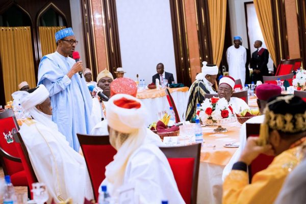 President Buhari hosts traditional rulers8