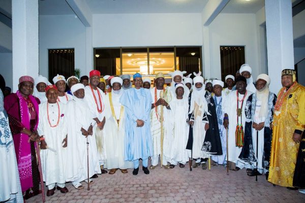 President Buhari hosts traditional rulers9