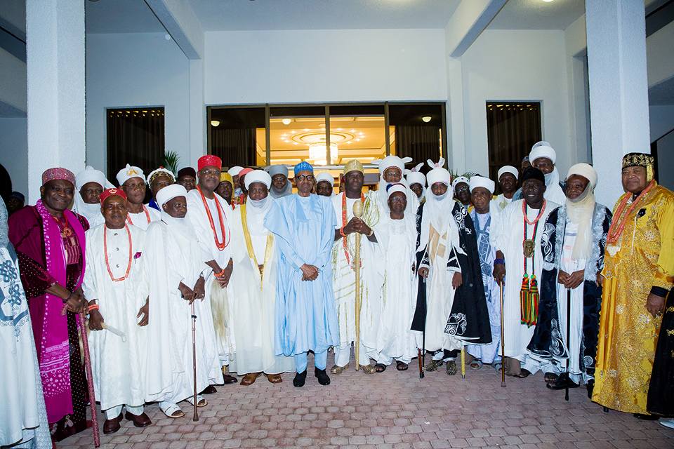 President Buhari Hosts National Council of Traditional Rulers of ...