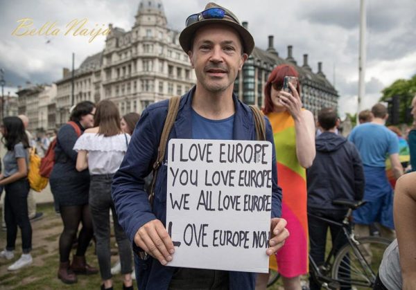 Protest in London After Brexit3
