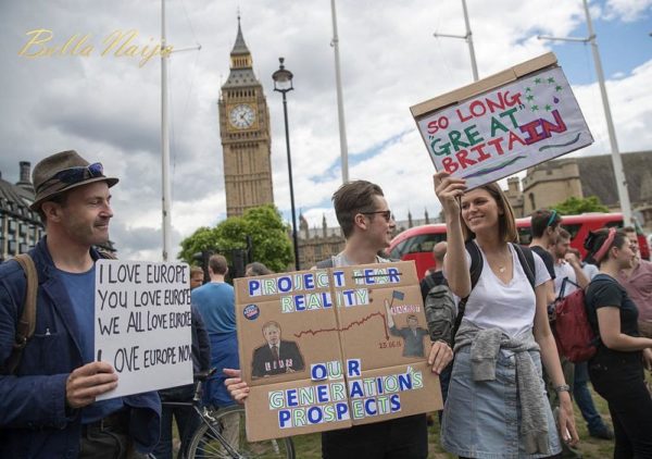 Protest in London After Brexit5
