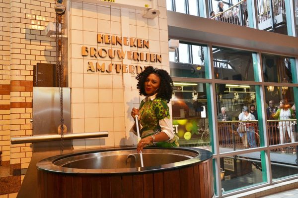 Stephanie Coker at the Heineken Experience