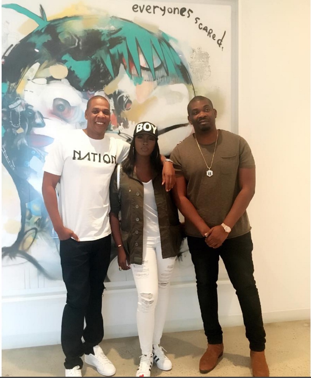 Tiwa Savage Jay Z Don Jazzy Roc Nation BellaNaija