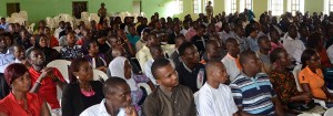 Cross-section of youth in attendance at the event