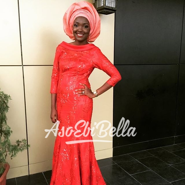 @5yardfabrics in @crystal_fabrics makeup and gele by @glowbydoyinoh
