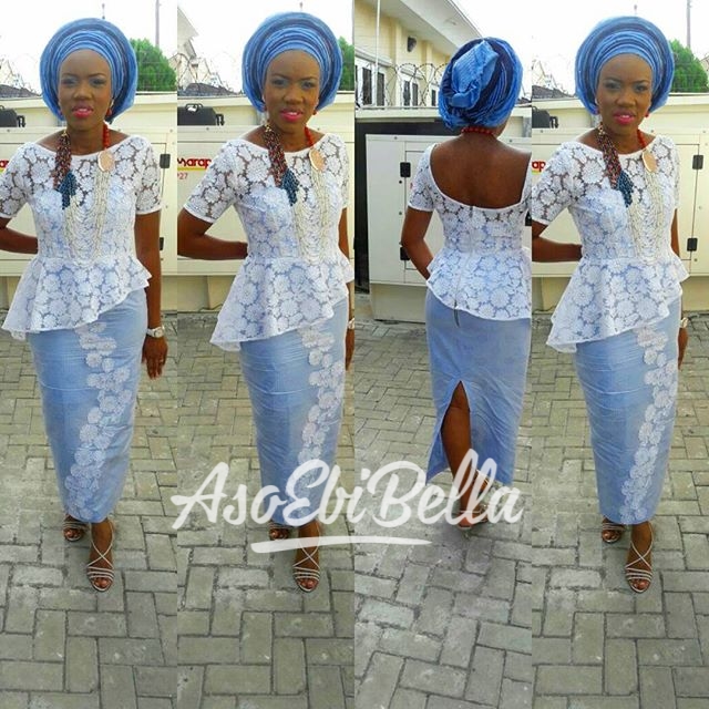 @odukoya.tobi in @primarougefashion_aso ebi, asoebi, asoebibella