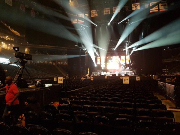 Barclay's Center All set up