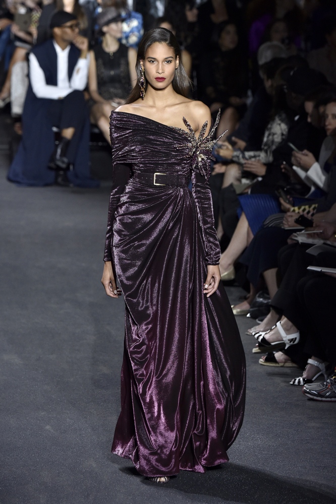 PARIS, FRANCE - JULY 06: A model walks the runway during the Elie Saab Haute Couture Fall/Winter 2016-2017 show as part of Paris Fashion Week on July 6, 2016 in Paris, France. (Photo by Kristy Sparow/Getty Images)