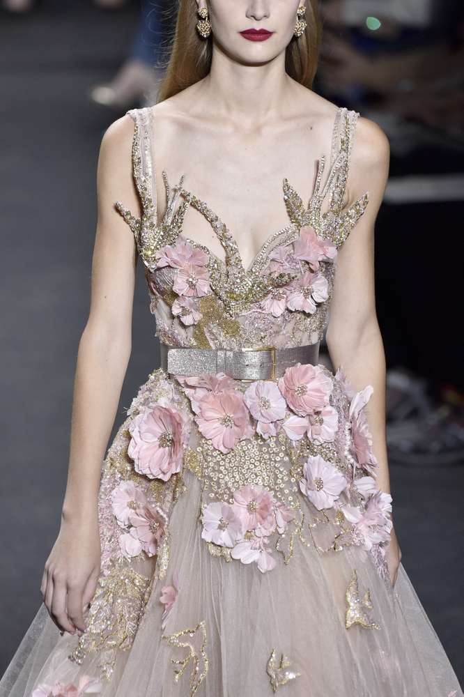 PARIS, FRANCE - JULY 06: A model walks the runway during the Elie Saab Haute Couture Fall/Winter 2016-2017 show as part of Paris Fashion Week on July 6, 2016 in Paris, France. (Photo by Kristy Sparow/Getty Images)