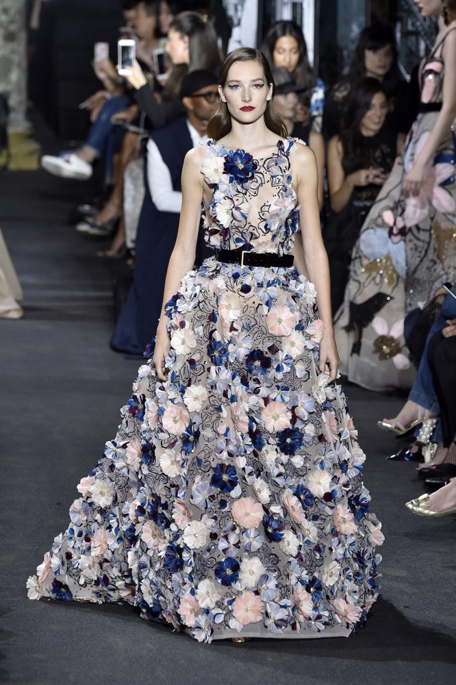 PARIS, FRANCE - JULY 06: A model walks the runway during the Elie Saab Haute Couture Fall/Winter 2016-2017 show as part of Paris Fashion Week on July 6, 2016 in Paris, France. (Photo by Kristy Sparow/Getty Images)