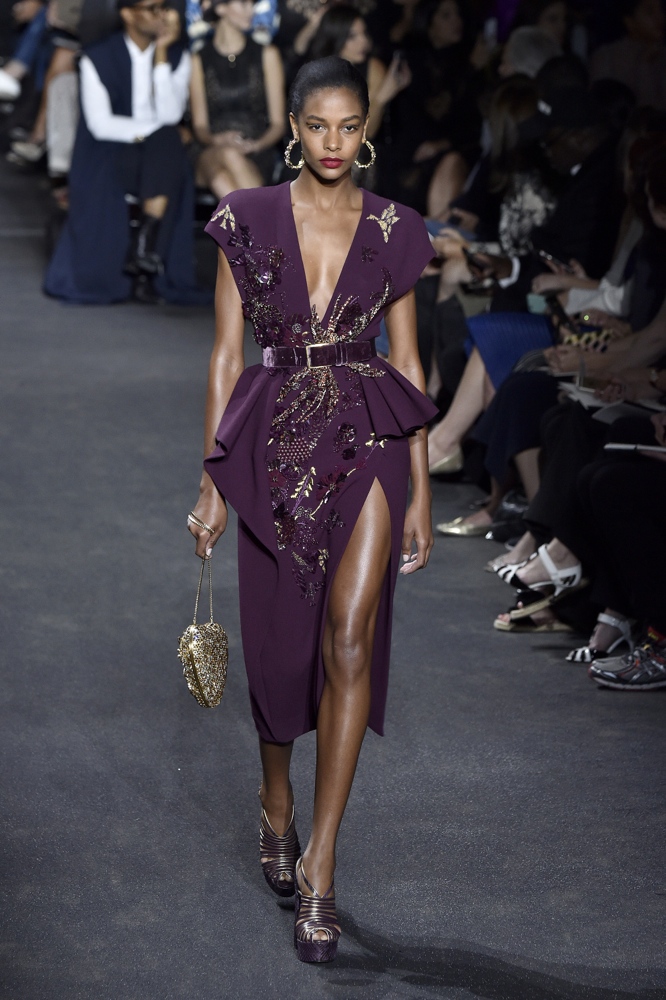 PARIS, FRANCE - JULY 06: A model walks the runway during the Elie Saab Haute Couture Fall/Winter 2016-2017 show as part of Paris Fashion Week on July 6, 2016 in Paris, France. (Photo by Kristy Sparow/Getty Images)