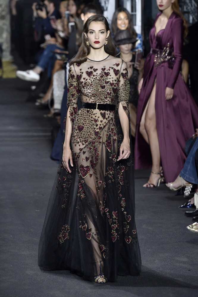 PARIS, FRANCE - JULY 06: A model walks the runway during the Elie Saab Haute Couture Fall/Winter 2016-2017 show as part of Paris Fashion Week on July 6, 2016 in Paris, France. (Photo by Kristy Sparow/Getty Images)