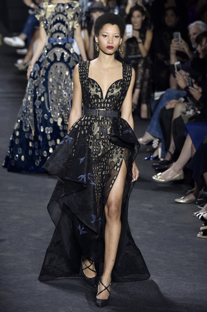 PARIS, FRANCE - JULY 06: A model walks the runway during the Elie Saab Haute Couture Fall/Winter 2016-2017 show as part of Paris Fashion Week on July 6, 2016 in Paris, France. (Photo by Kristy Sparow/Getty Images)