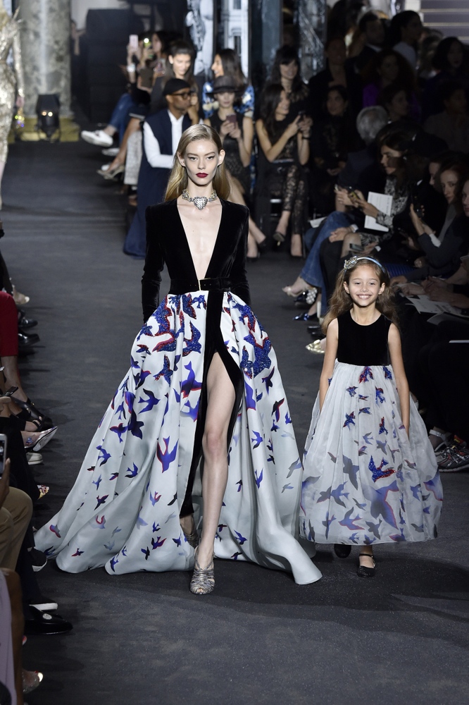 PARIS, FRANCE - JULY 06: Models walk the runway during the Elie Saab Haute Couture Fall/Winter 2016-2017 show as part of Paris Fashion Week on July 6, 2016 in Paris, France. (Photo by Kristy Sparow/Getty Images)