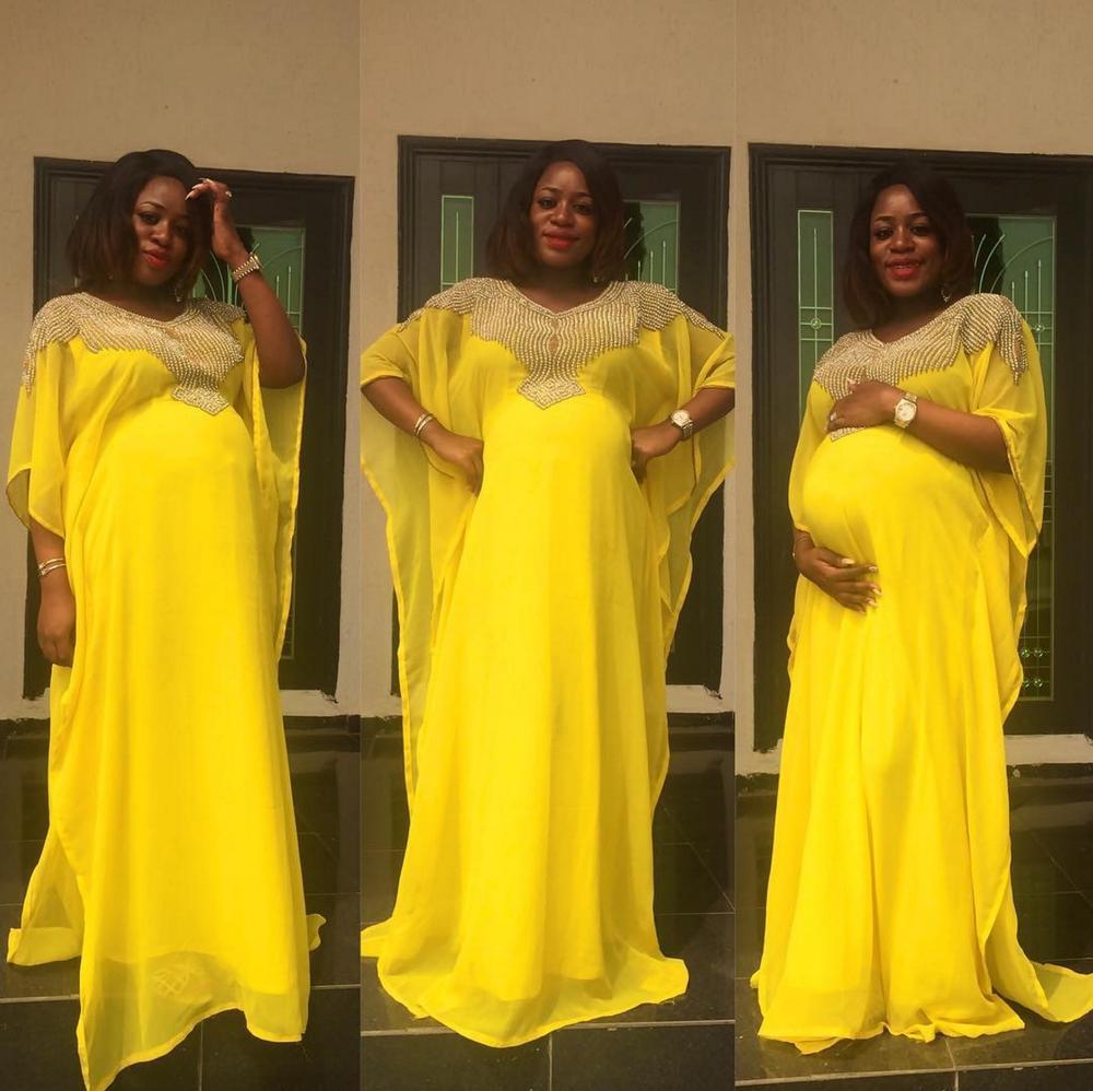 owambe styles for pregnant ladies