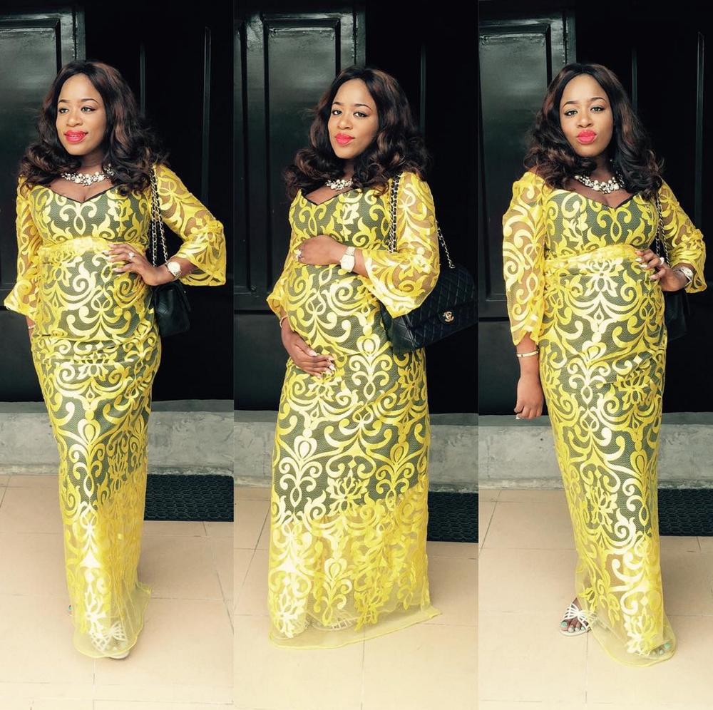 owambe styles for pregnant ladies