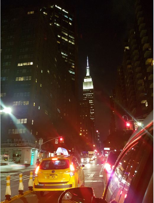 Empire State Building at night