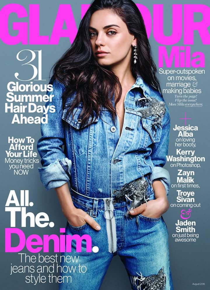 Mila Kunis for Glamour August 2016 