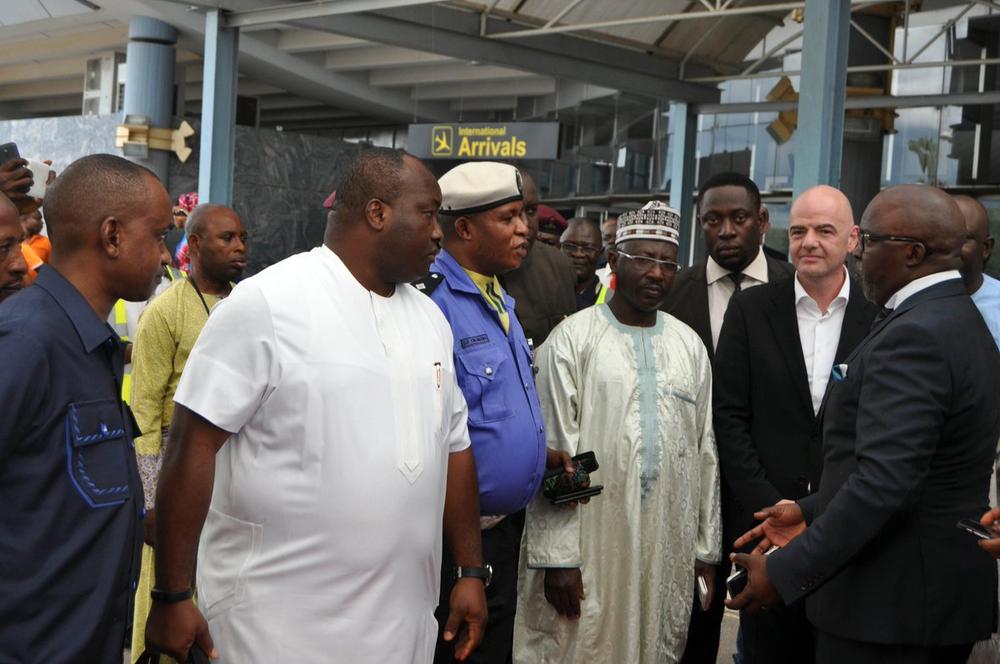 FIFA President & Sec. Gen. Arrive Nigeria on 2-day Visit | Photos ...