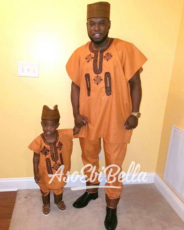 Father & son in @tyntyfashions_tntfashions