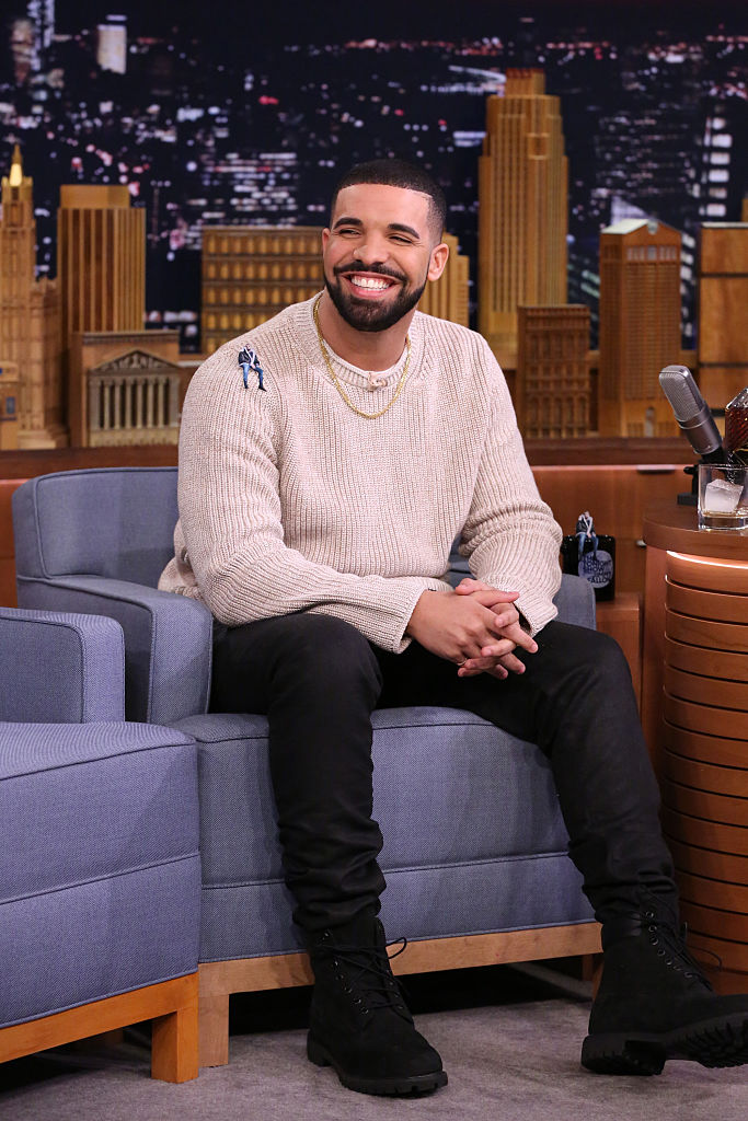 THE TONIGHT SHOW STARRING JIMMY FALLON -- Episode 0470 -- Pictured: Rapper Drake during an interview on May 12, 2016 -- (Photo by: Andrew Lipovsky/NBC/NBCU Photo Bank via Getty Images)