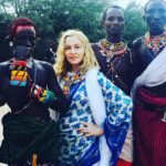 Madonna with the Samburu Tribe
