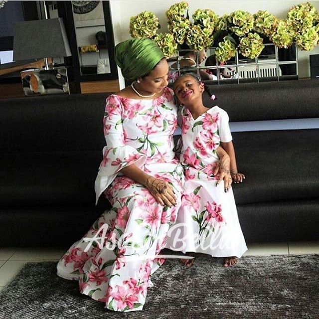 Mother & Daugther in @rukeyserfabrics