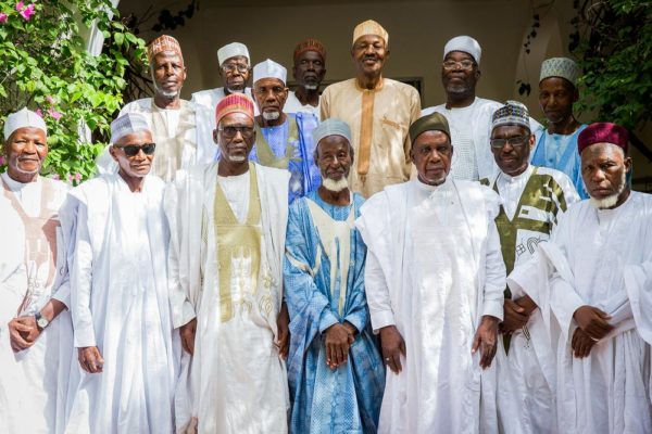 PIC 9. PRESIDENT MUHAMMADU BUHARI (3RD LEFT BACK) WITH HIS CLASSMATES OF 1953 SET OF KATSINA MIDDLE SCHOOL IN DAURA ON SUNDAY (3/7/16) 4800/3/7/2016/ICE/NAN