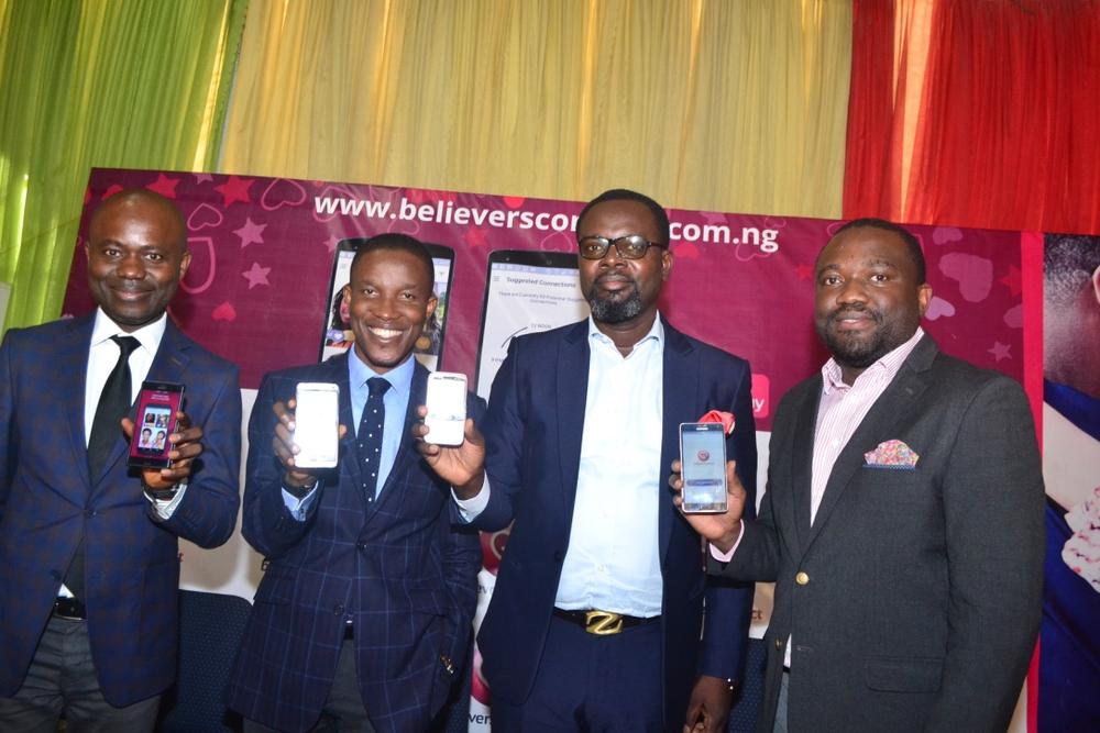 Co-Founders of the Believers Connect App: Chidi Okocha, Pastor Godman Akinlabi, Stephen with a PH and Lanre Akinbo