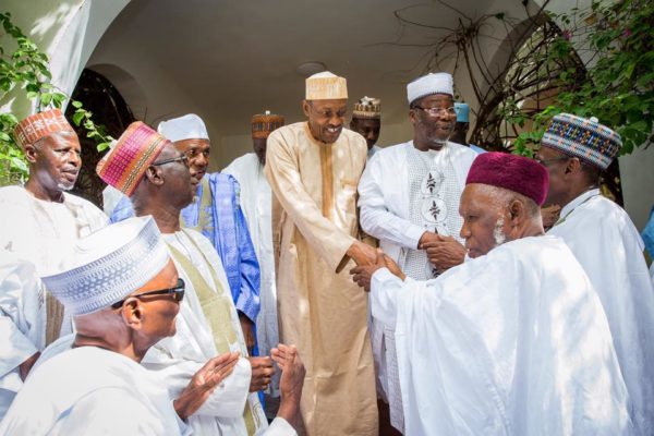 Preident Buhari With His Middle School Classmates1