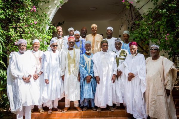 Preident Buhari With His Middle School Classmates3