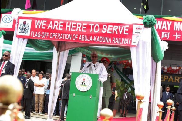 President Buhari Commissions Abuja-Kaduna Rail2