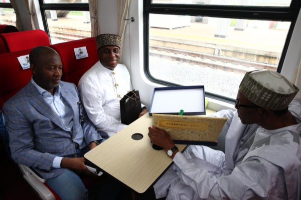 President Buhari Commissions Abuja-Kaduna Rail5