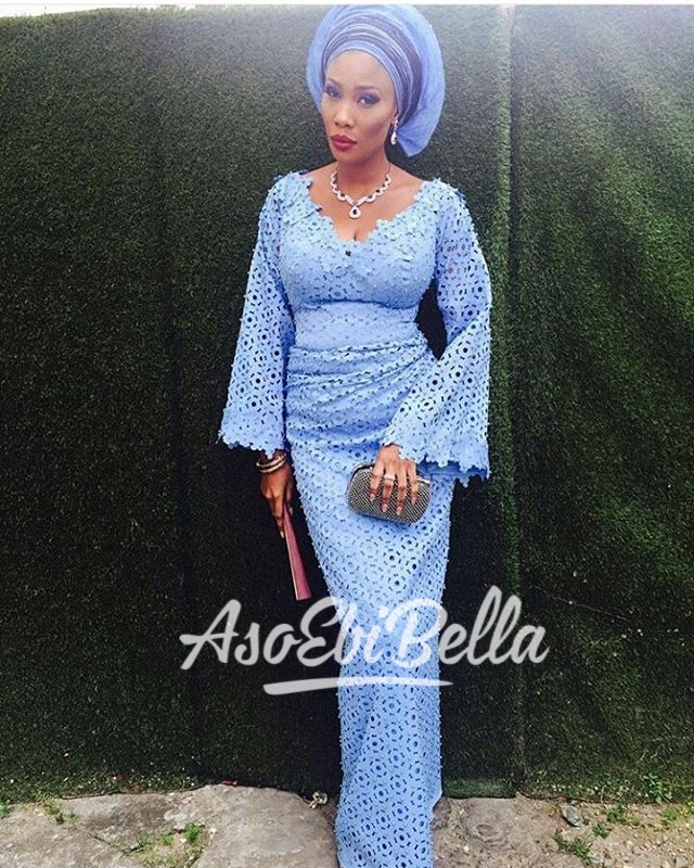 Queen Moj in @dainty_fabrics Outfit by @funkeadepoju