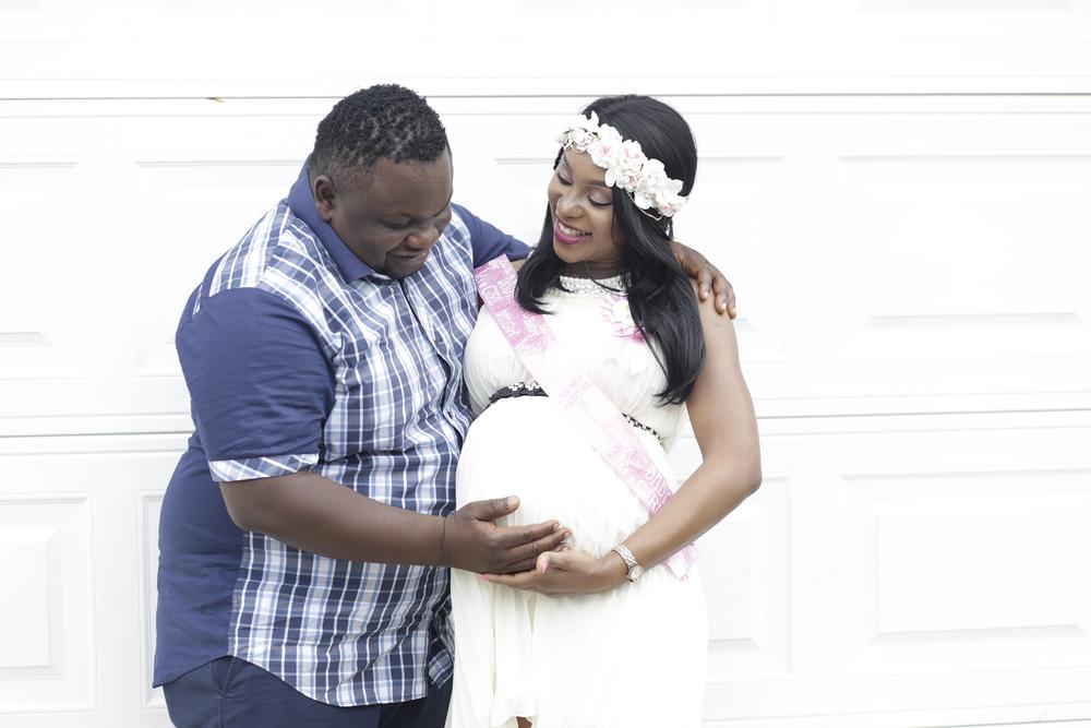 KB Living: Gospel Star Solomon Lange And Florence Are Having A Girl: Cute Baby Shower Photos