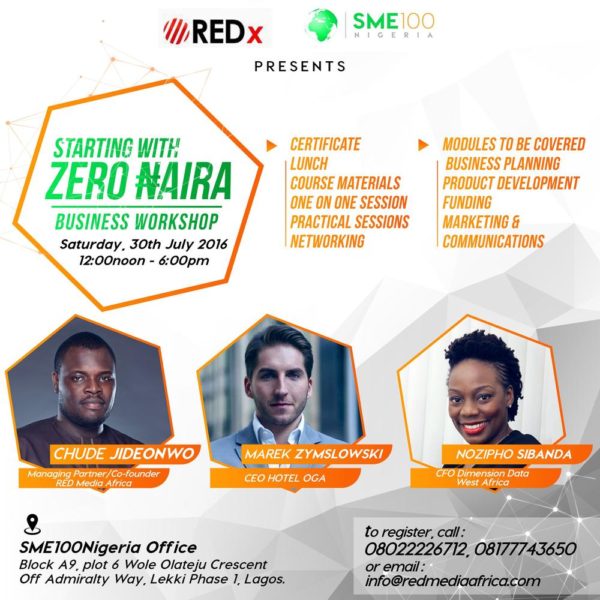 Starting with Zero naira worksop