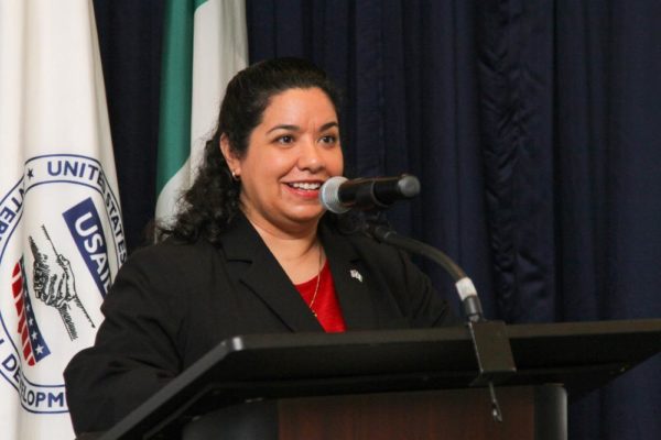 U.S. Deputy Chief of Mission Maria Brewer Giving remarks