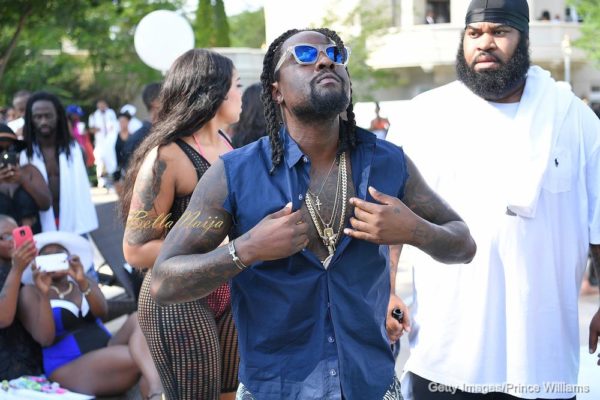 FAYETTEVILLE, GA - JULY 03: Rapper Wale attends MMG Weekend's The #BIGGEST Pool Party on July 3, 2016 in Fayetteville, Georgia. (Photo by Prince Williams/Getty Images for MMG