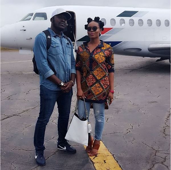 Yemi Alade and manager Taiye Aliyu