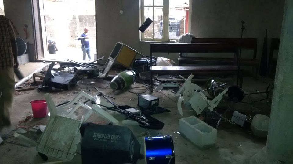 Youths Attack Catholic Church6