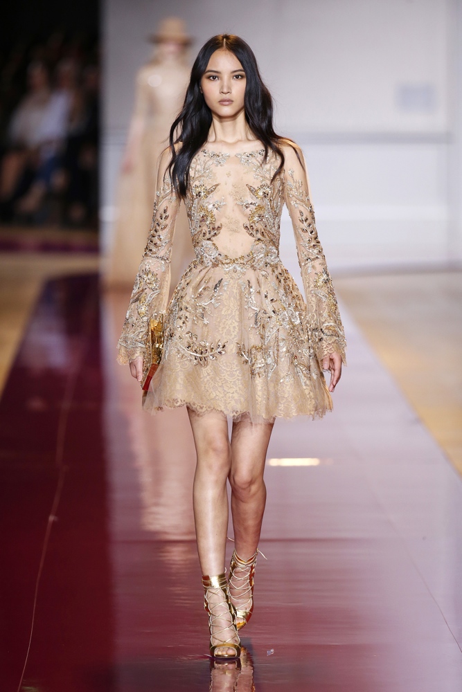 PARIS, FRANCE - JULY 6: A model walks the runway during the Zuhair Murad Haute Couture Fall/Winter 2016-2017 show as part of Paris Fashion Week on July 6, 2016 in Paris, France. (Photo by Estrop/Getty Images)