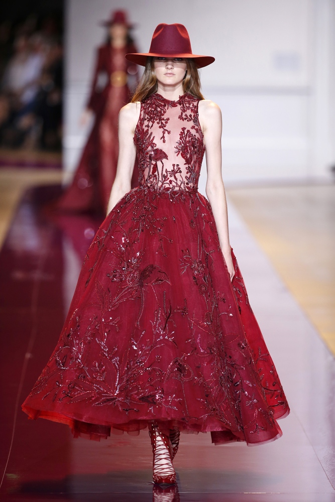 PARIS, FRANCE - JULY 6: A model walks the runway during the Zuhair Murad Haute Couture Fall/Winter 2016-2017 show as part of Paris Fashion Week on July 6, 2016 in Paris, France. (Photo by Estrop/Getty Images)