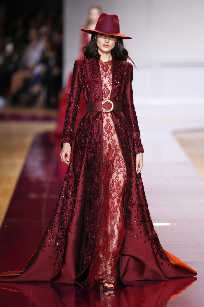 PARIS, FRANCE - JULY 6: A model walks the runway during the Zuhair Murad Haute Couture Fall/Winter 2016-2017 show as part of Paris Fashion Week on July 6, 2016 in Paris, France. (Photo by Estrop/Getty Images)