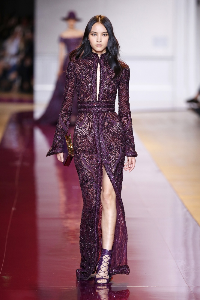 PARIS, FRANCE - JULY 6: A model walks the runway during the Zuhair Murad Haute Couture Fall/Winter 2016-2017 show as part of Paris Fashion Week on July 6, 2016 in Paris, France. (Photo by Estrop/Getty Images)