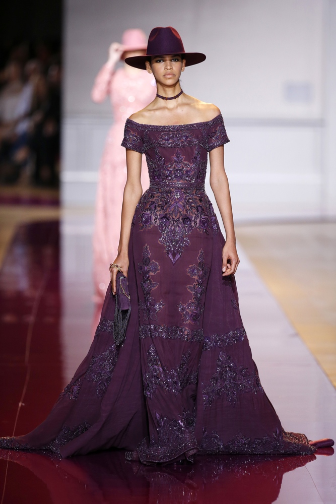 PARIS, FRANCE - JULY 6: A model walks the runway during the Zuhair Murad Haute Couture Fall/Winter 2016-2017 show as part of Paris Fashion Week on July 6, 2016 in Paris, France. (Photo by Estrop/Getty Images)