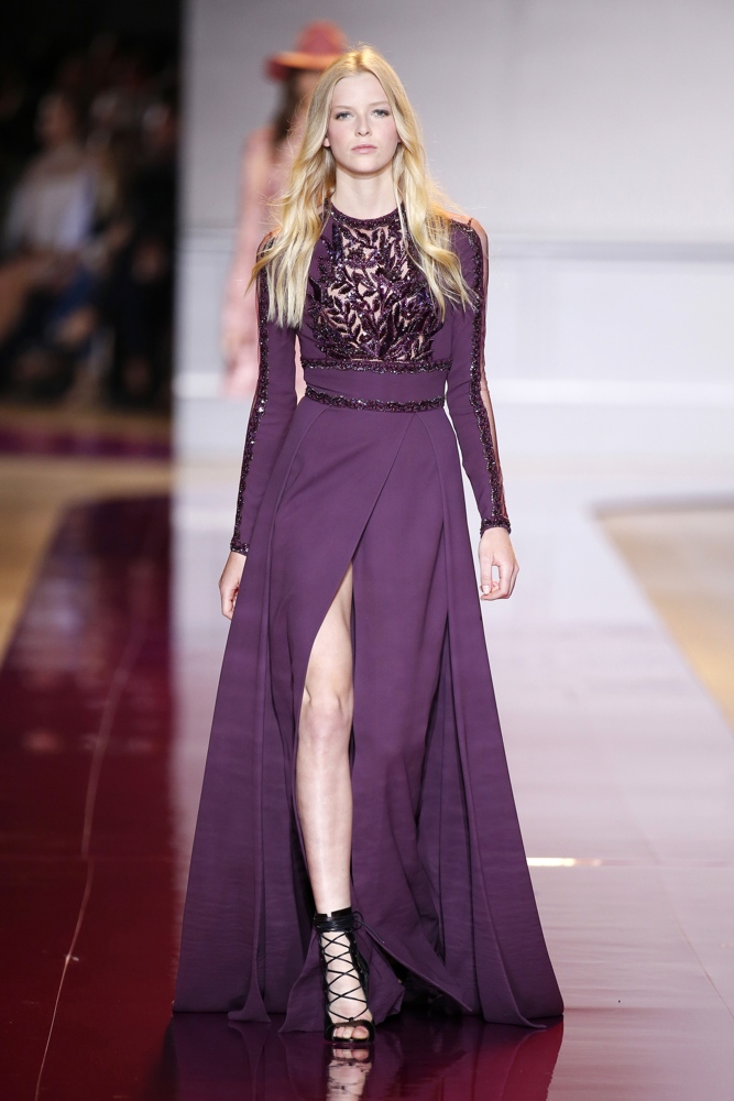 PARIS, FRANCE - JULY 6: A model walks the runway during the Zuhair Murad Haute Couture Fall/Winter 2016-2017 show as part of Paris Fashion Week on July 6, 2016 in Paris, France. (Photo by Estrop/Getty Images)