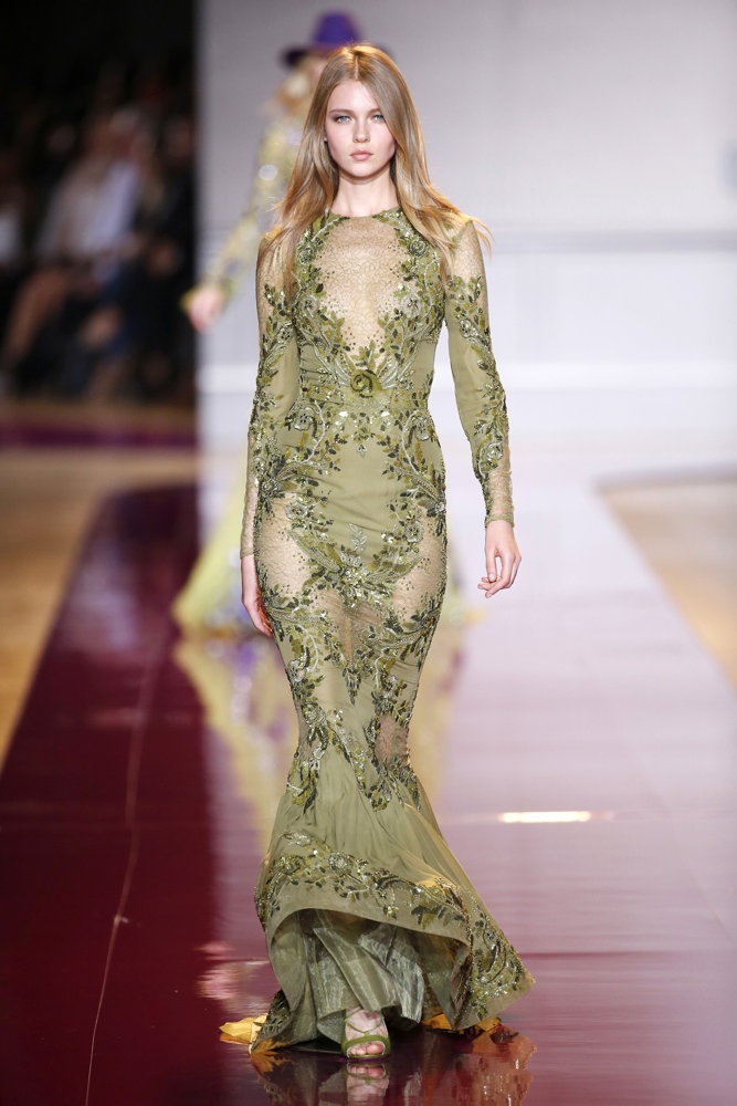 PARIS, FRANCE - JULY 6: A model walks the runway during the Zuhair Murad Haute Couture Fall/Winter 2016-2017 show as part of Paris Fashion Week on July 6, 2016 in Paris, France. (Photo by Estrop/Getty Images)