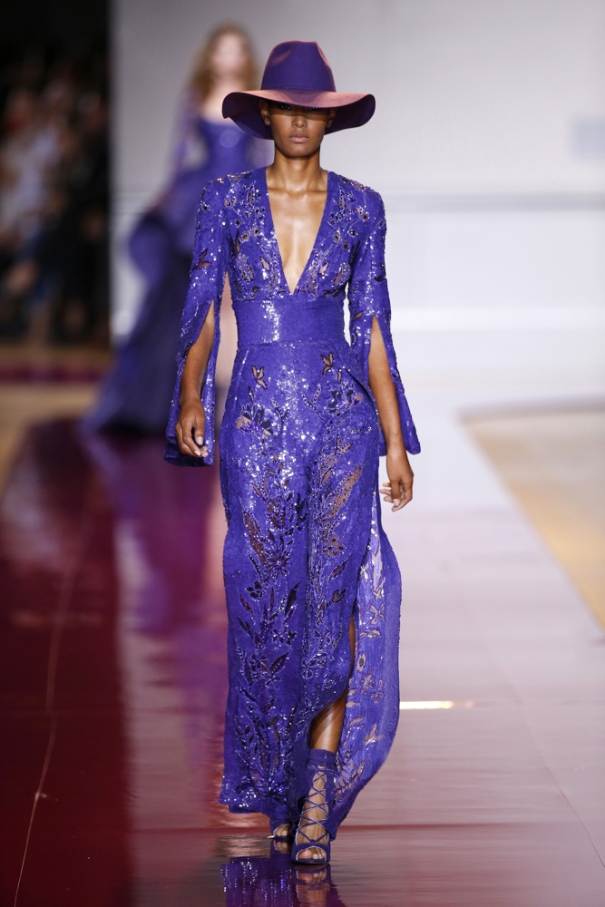 PARIS, FRANCE - JULY 6: A model walks the runway during the Zuhair Murad Haute Couture Fall/Winter 2016-2017 show as part of Paris Fashion Week on July 6, 2016 in Paris, France. (Photo by Estrop/Getty Images)