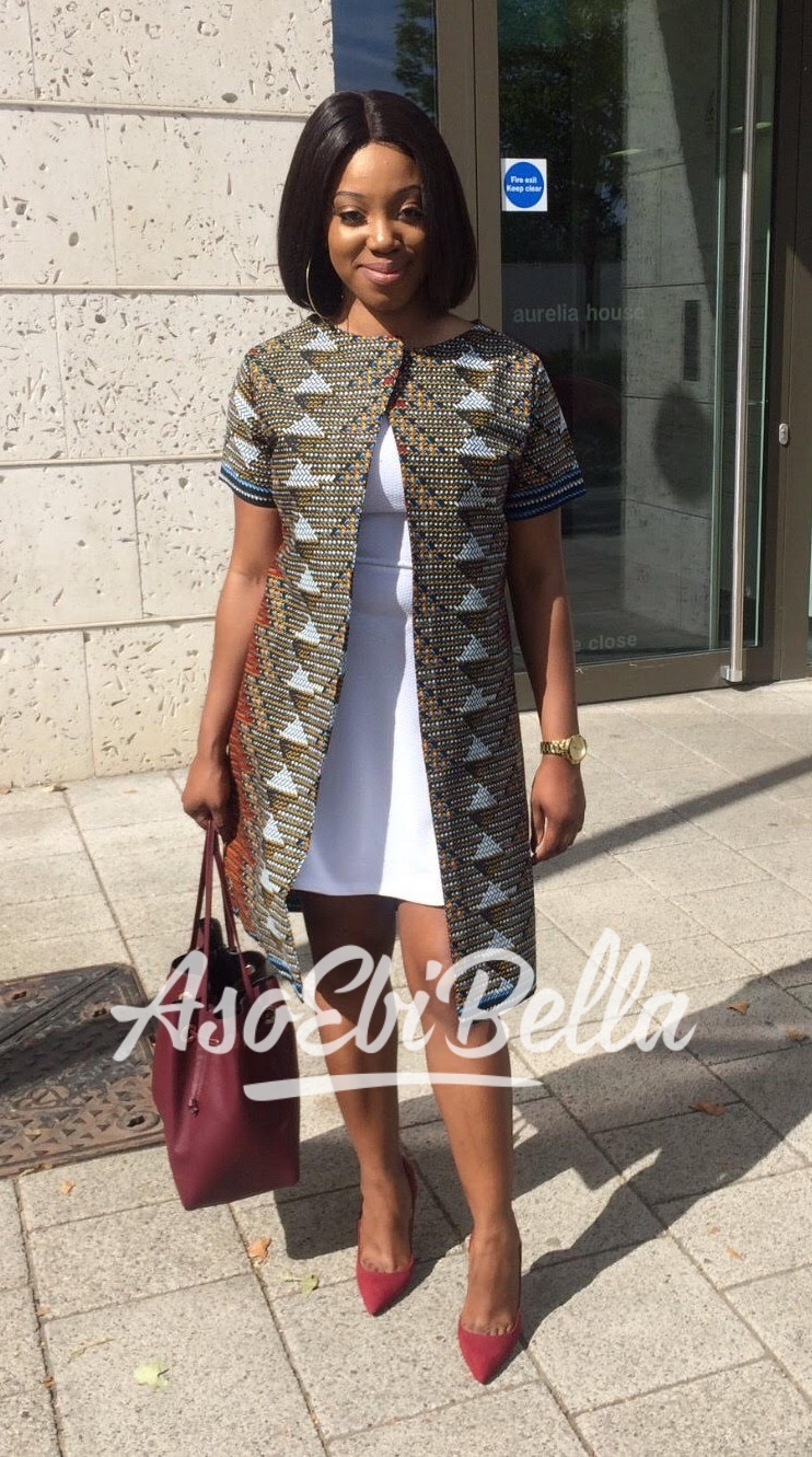 @HausOfKas in a jacket by @RebeccaAdusei
