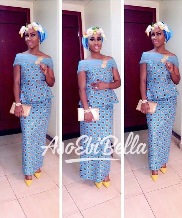 bella naija skirt and blouse styles